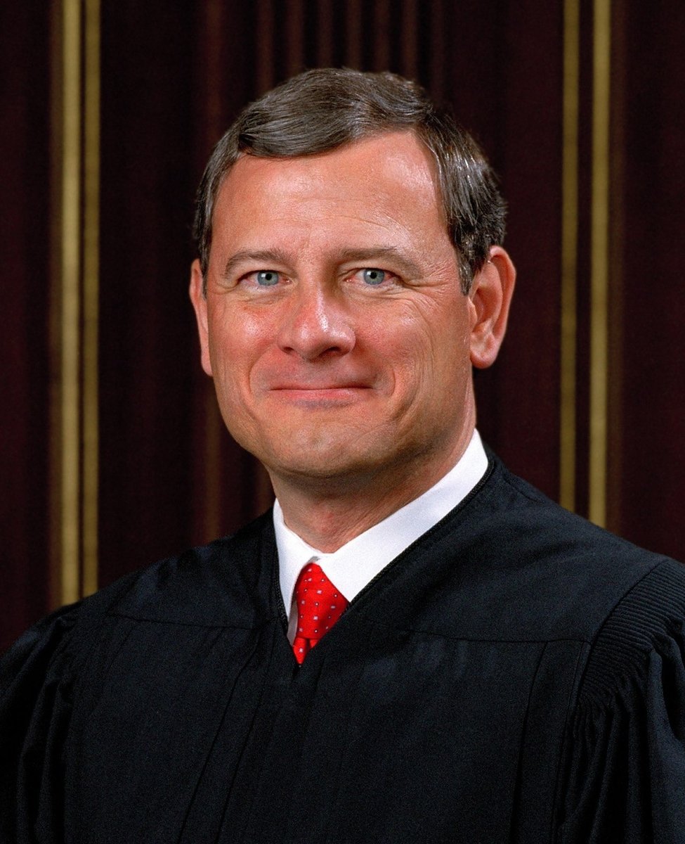 Chief Justice John G. Roberts Jr. in judicial robes